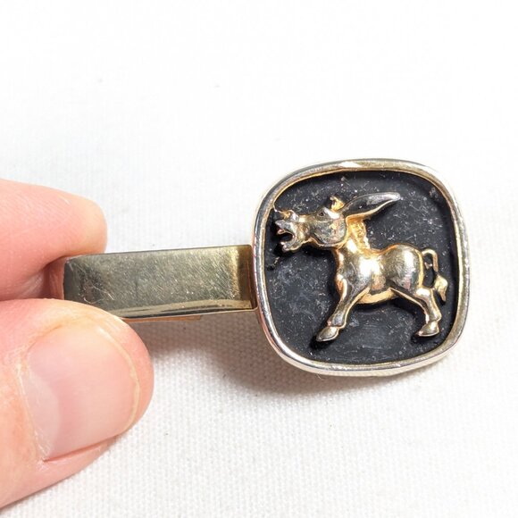 Braying Donkey short Tie Clip, Tie Bar, money clip US Democratic Party - Picture 6 of 6